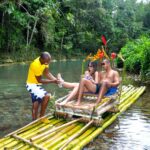 Jamaica bamboo rafting