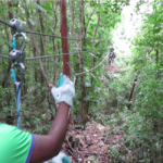 Ziplining in Jamaica