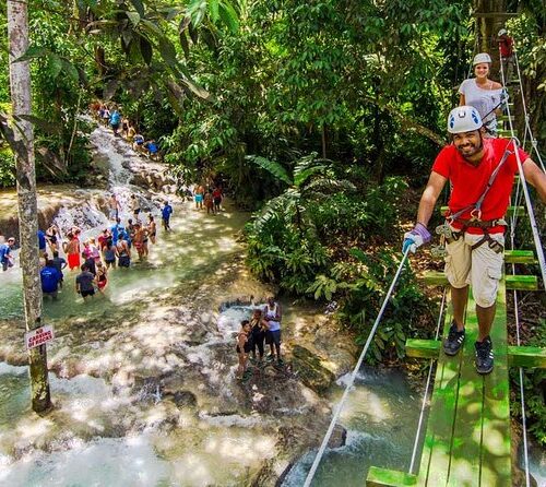 Ziplining in Jamaica