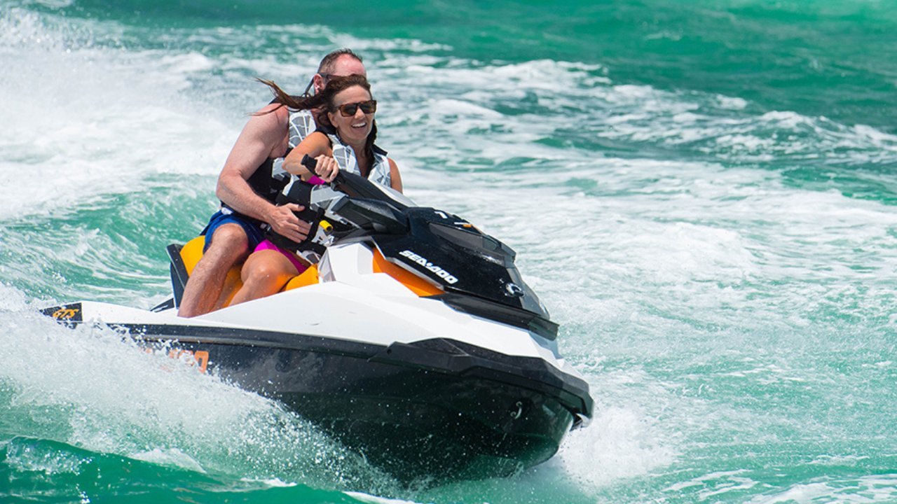 Jet skiing in jamaica